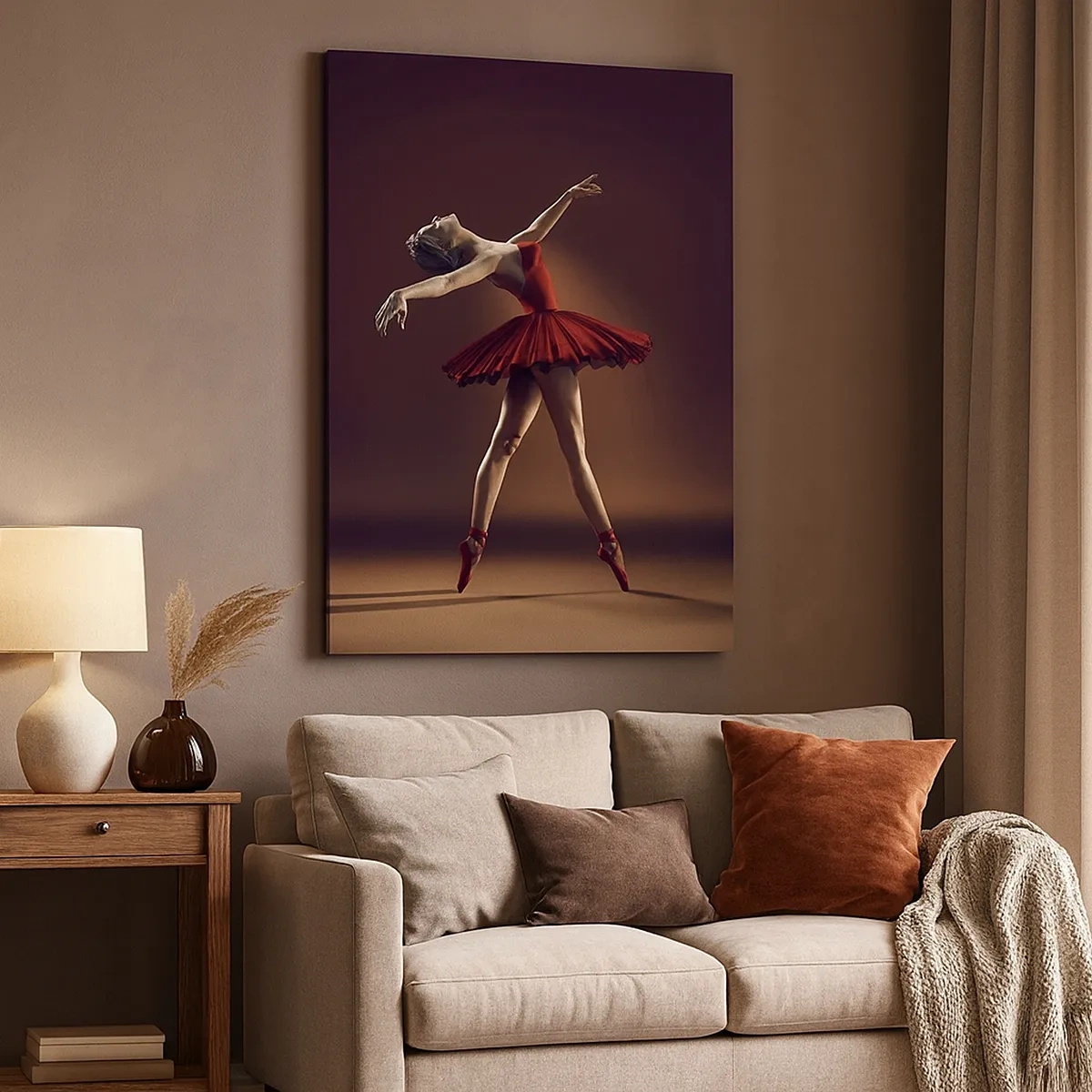 Schilderen op canvas - Een prima ballerina - 50x70 cm