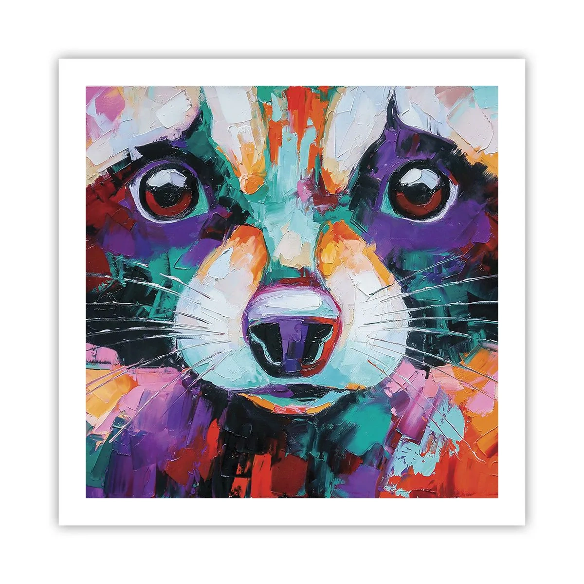 Poster - Alleen goede emoties - 60x60 cm