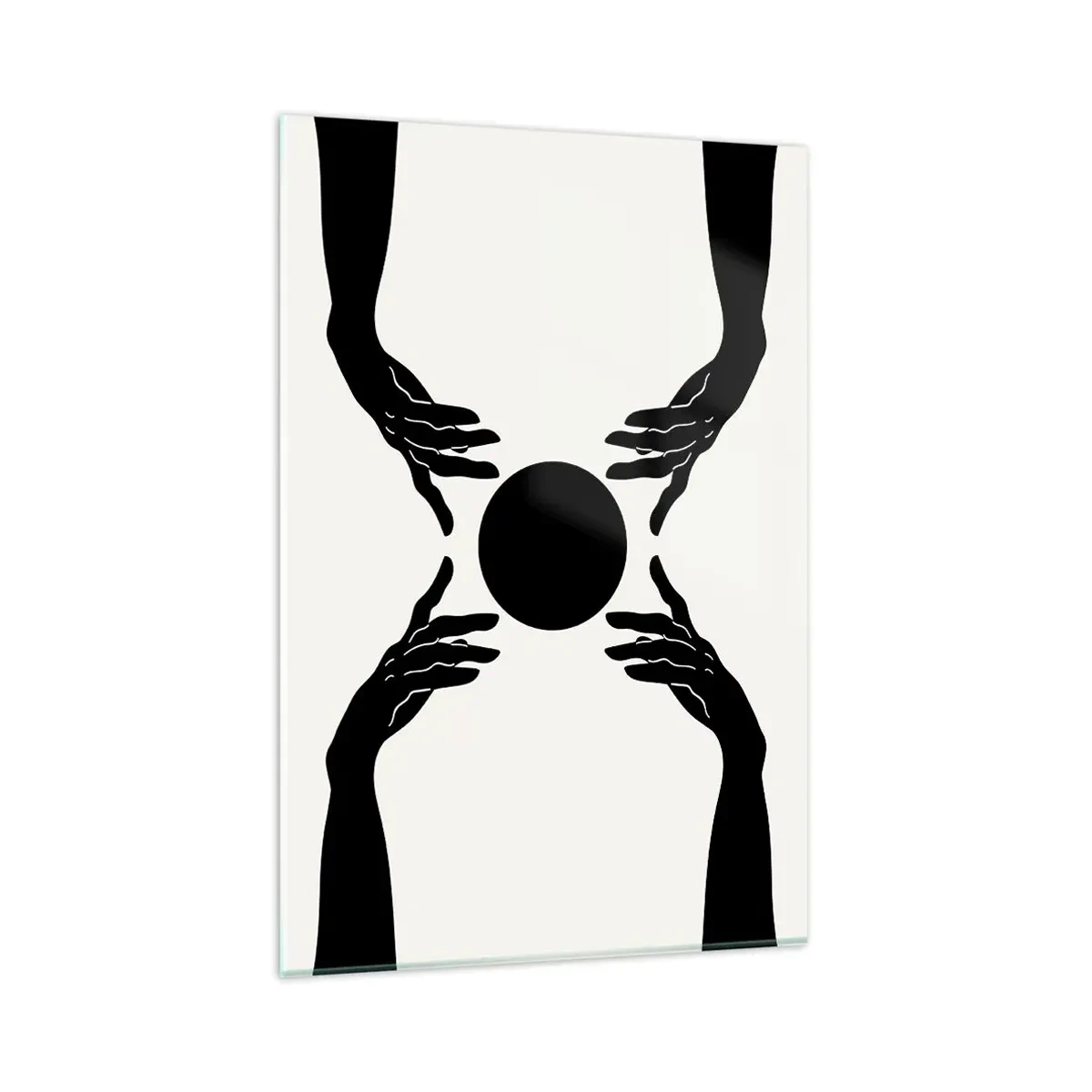 Schilderen op glas - Geheim teken - 80x120 cm