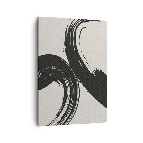 Schilderen op canvas - Vegend en cirkevormig - 50x70 cm