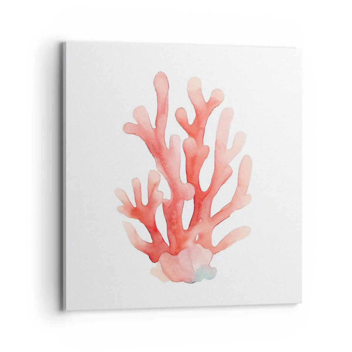 Schilderen op canvas - Koraalkleurig koraal - 70x70 cm