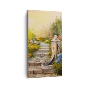 Schilderen op canvas - In volle bloei - 45x80 cm