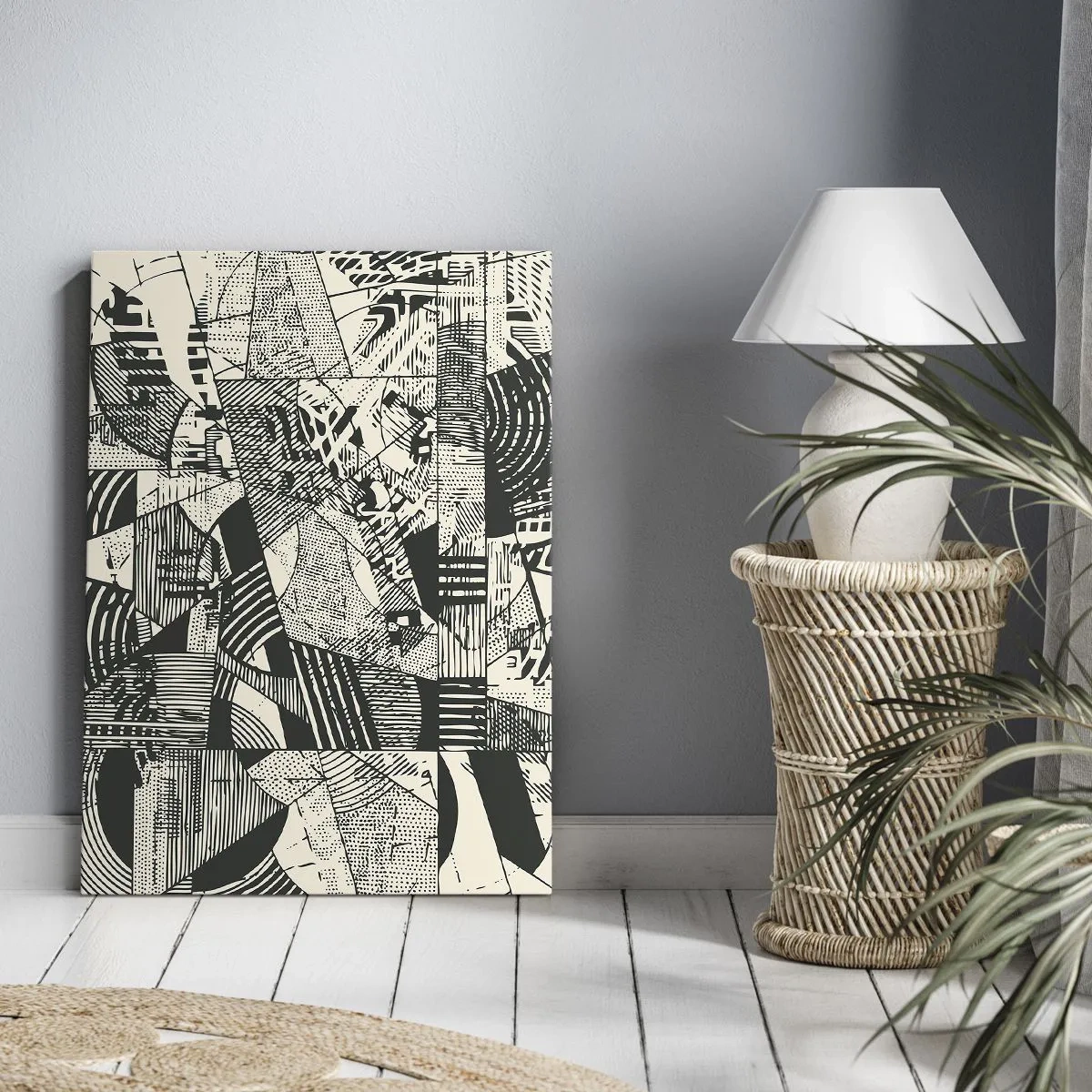 Schilderen op canvas - De dynamiek van nu - 50x70 cm