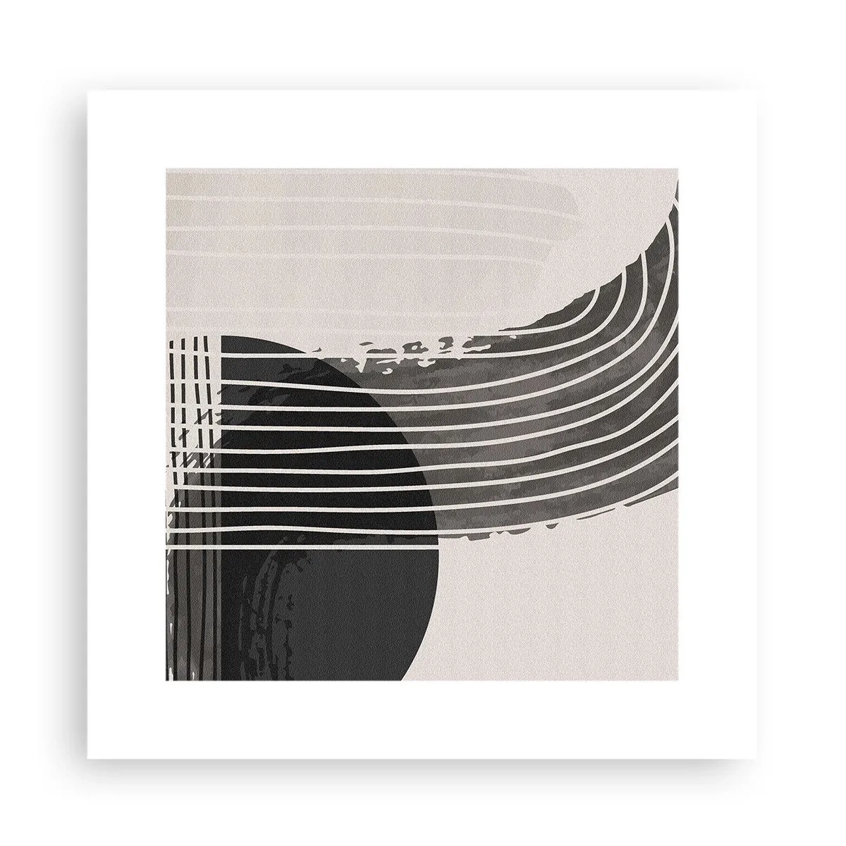 Poster - Daar en terug - 30x30 cm