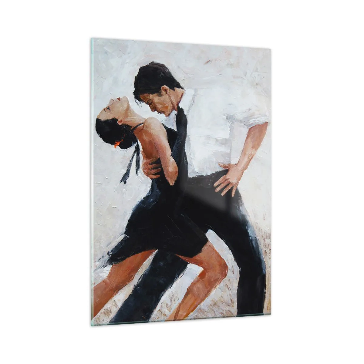 Schilderen op glas - Tango van mijn dromen - 50x70 cm