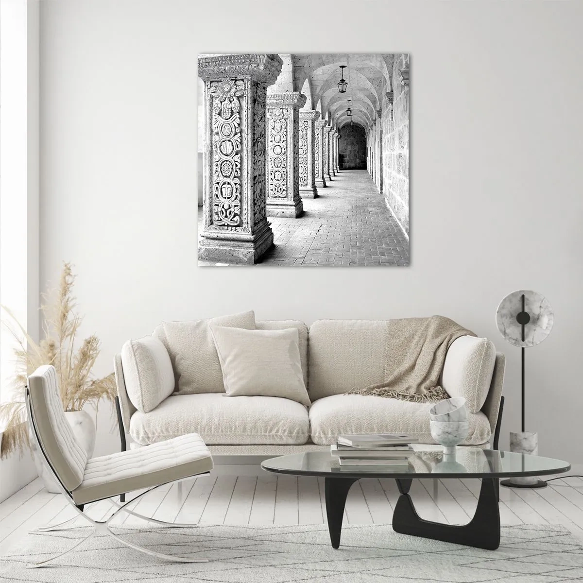 Schilderen op glas - En waar naar toe….? - 60x60 cm