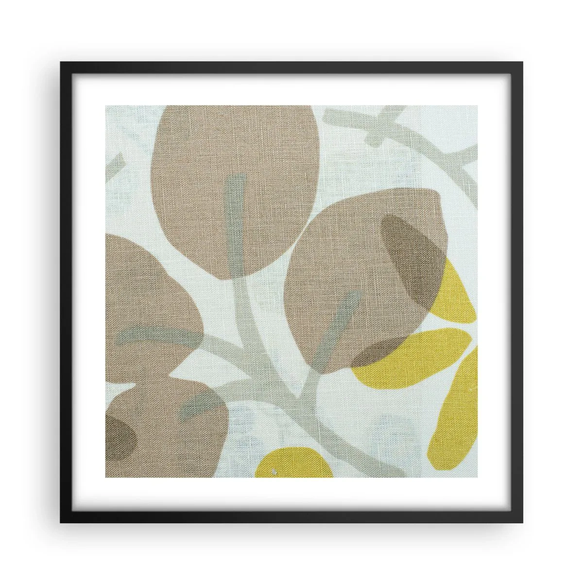 Poster in een zwarte lijst - Compositie in volle zon - 50x50 cm