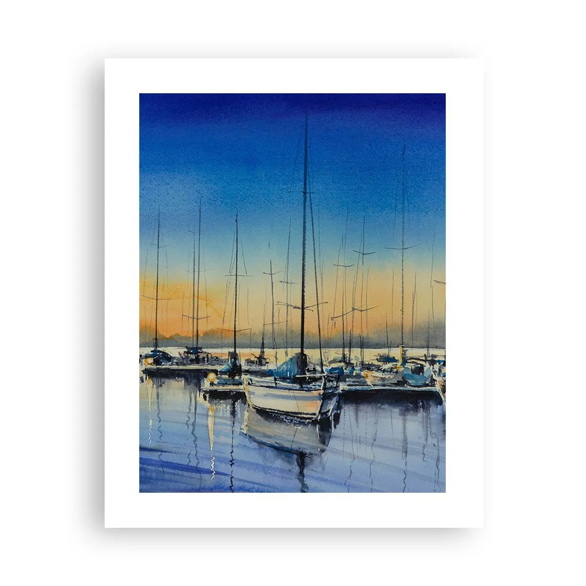 Poster - Einde van een goede dag - 40x50 cm