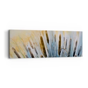 Schilderen op canvas - De kou van het water, de hitte van de zon - 90x30 cm