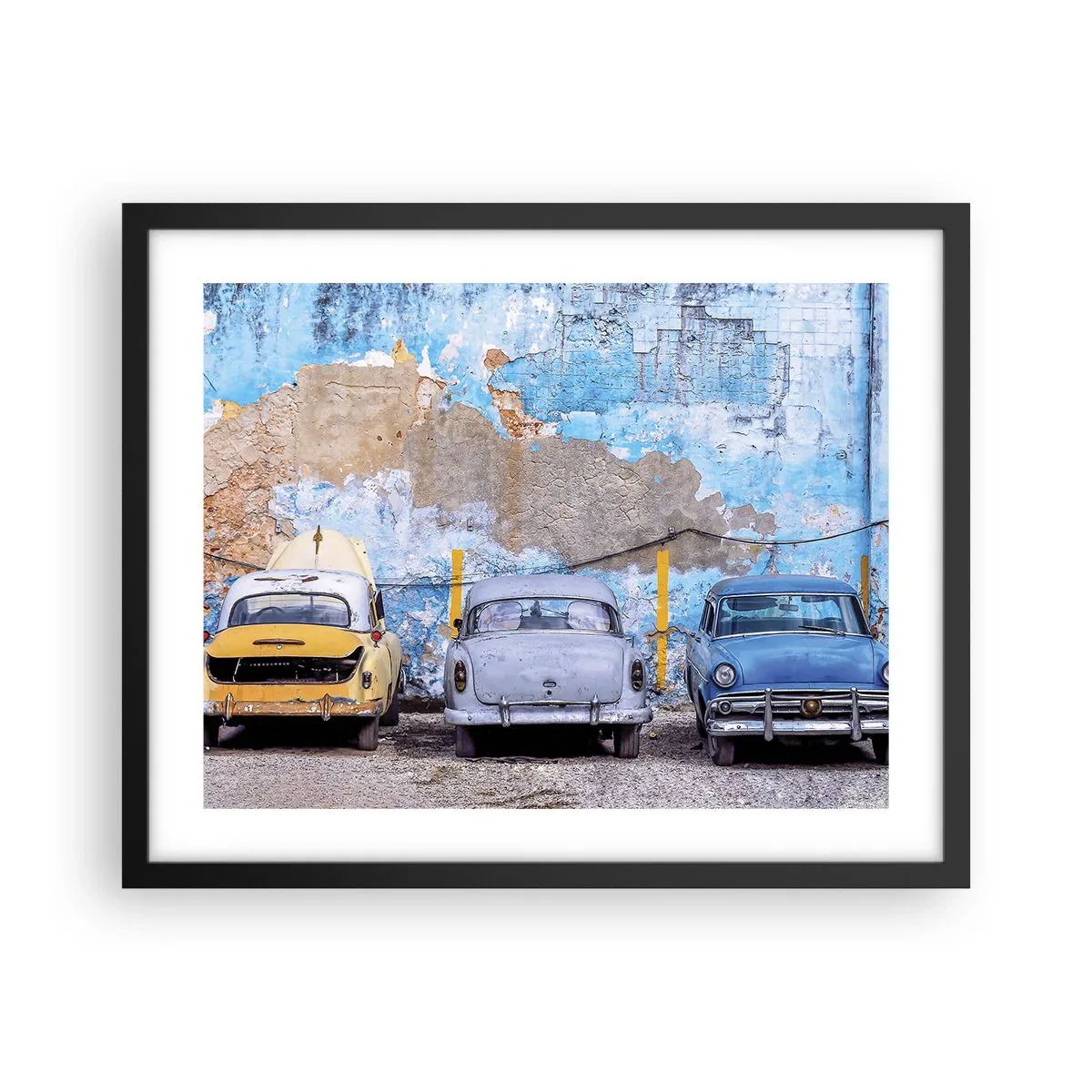 Poster in een zwarte lijst - Veteranenbijeenkomst - 50x40 cm