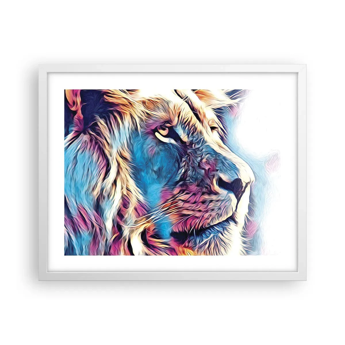 Poster in een witte lijst - De wijsheid van de natuur - 50x40 cm