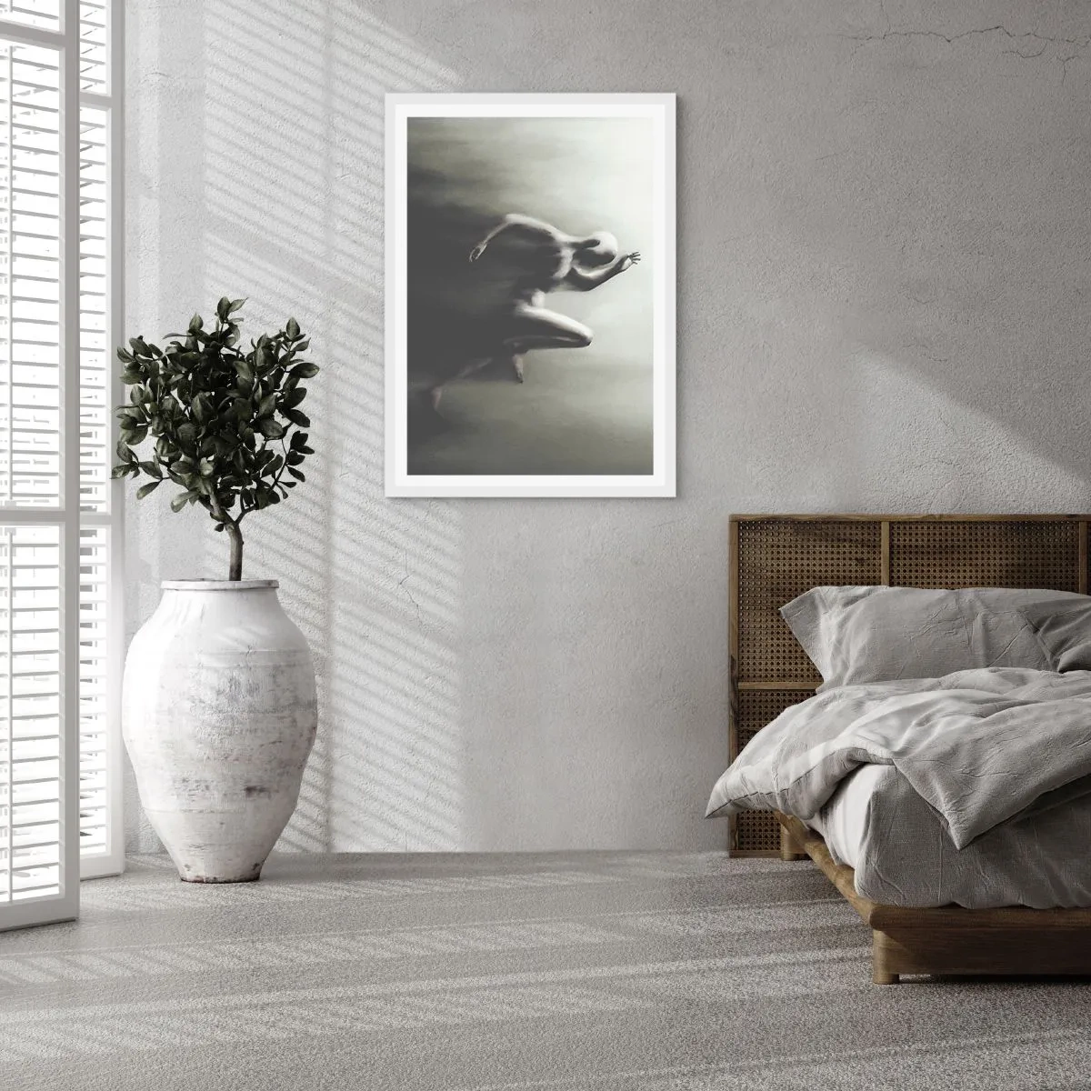 Poster in een witte lijst - Niet te stopen - 40x50 cm