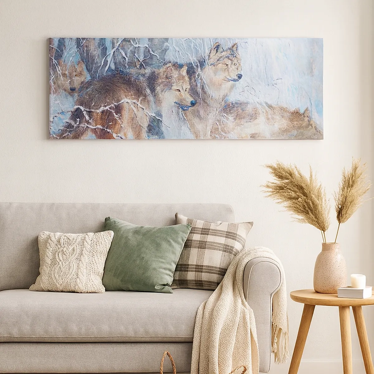 Schilderen op canvas - Aandacht! Hier komt ... - 30x30 cm