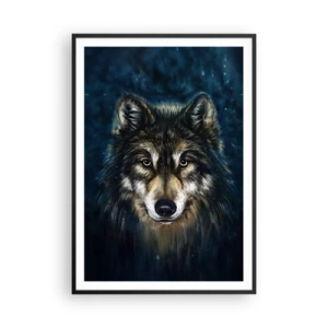 Poster in een zwarte lijst - Alfa? en omega - 70x100 cm