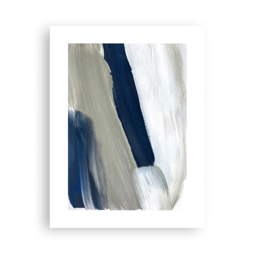 Poster - Ontmoeting met witheid - 30x40 cm