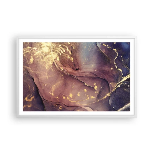 Poster in een witte lijst - Materie en geest - 91x61 cm