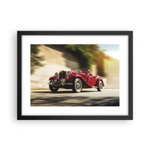 Poster in een zwarte lijst - Mooier dan Nike van Samothrace - 40x30 cm