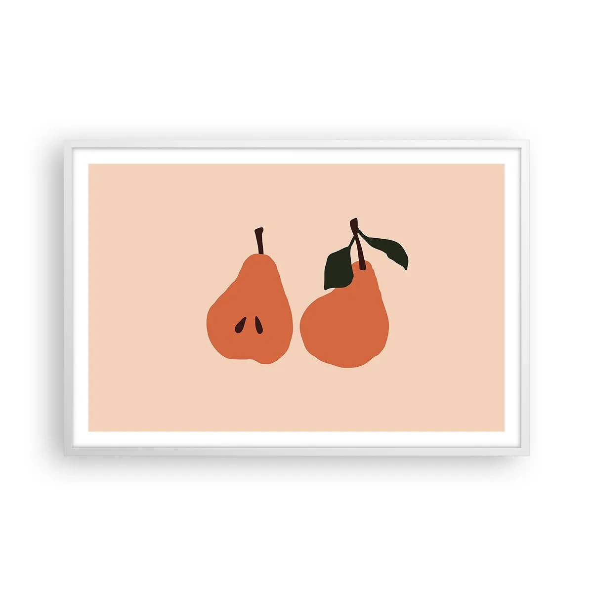 Poster in een witte lijst - Zoetheid zelf - 91x61 cm