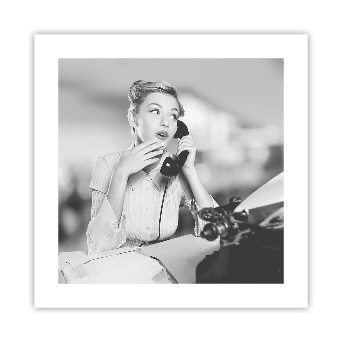 Poster - Hallo, het zijn de jaren 50. - 40x40 cm