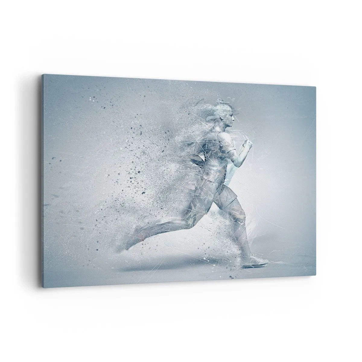 Schilderen op canvas - Kristalheldere energie - 100x70 cm