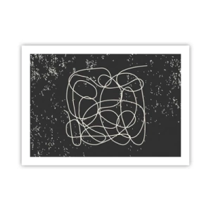 Poster - Dwalende gedachten - 70x50 cm