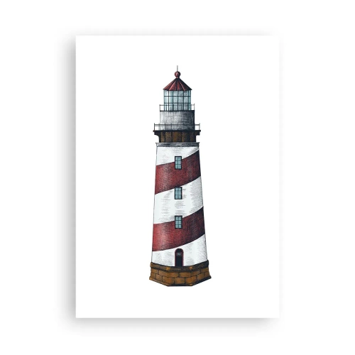 Poster - Altijd op zijn hoede - 50x70 cm