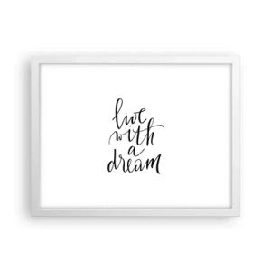 Poster in een witte lijst - Natuurlijk - 40x30 cm