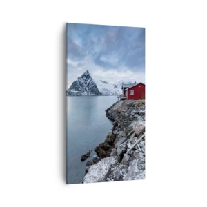 Schilderen op canvas - Scandinavisch toevluchtsoord - 55x100 cm