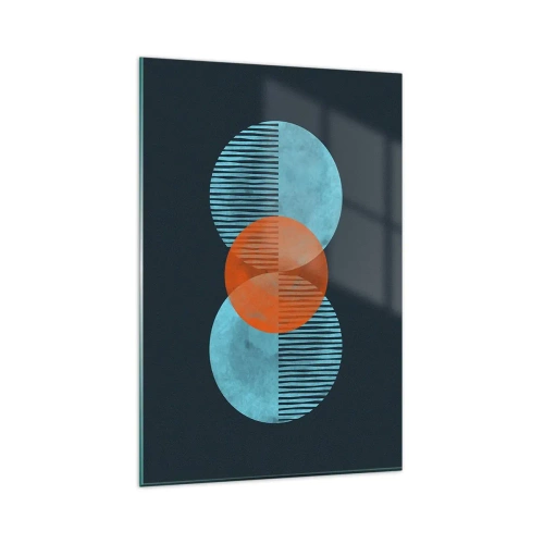 Schilderen op glas - Symmetrische compositie - 80x120 cm