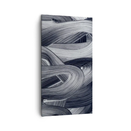 Schilderen op canvas - De vloeibaarheid van de werkelijkheid - 45x80 cm