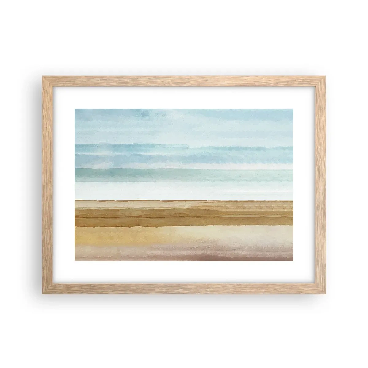 Een poster in een licht eiken lijst - Troost - 40x30 cm