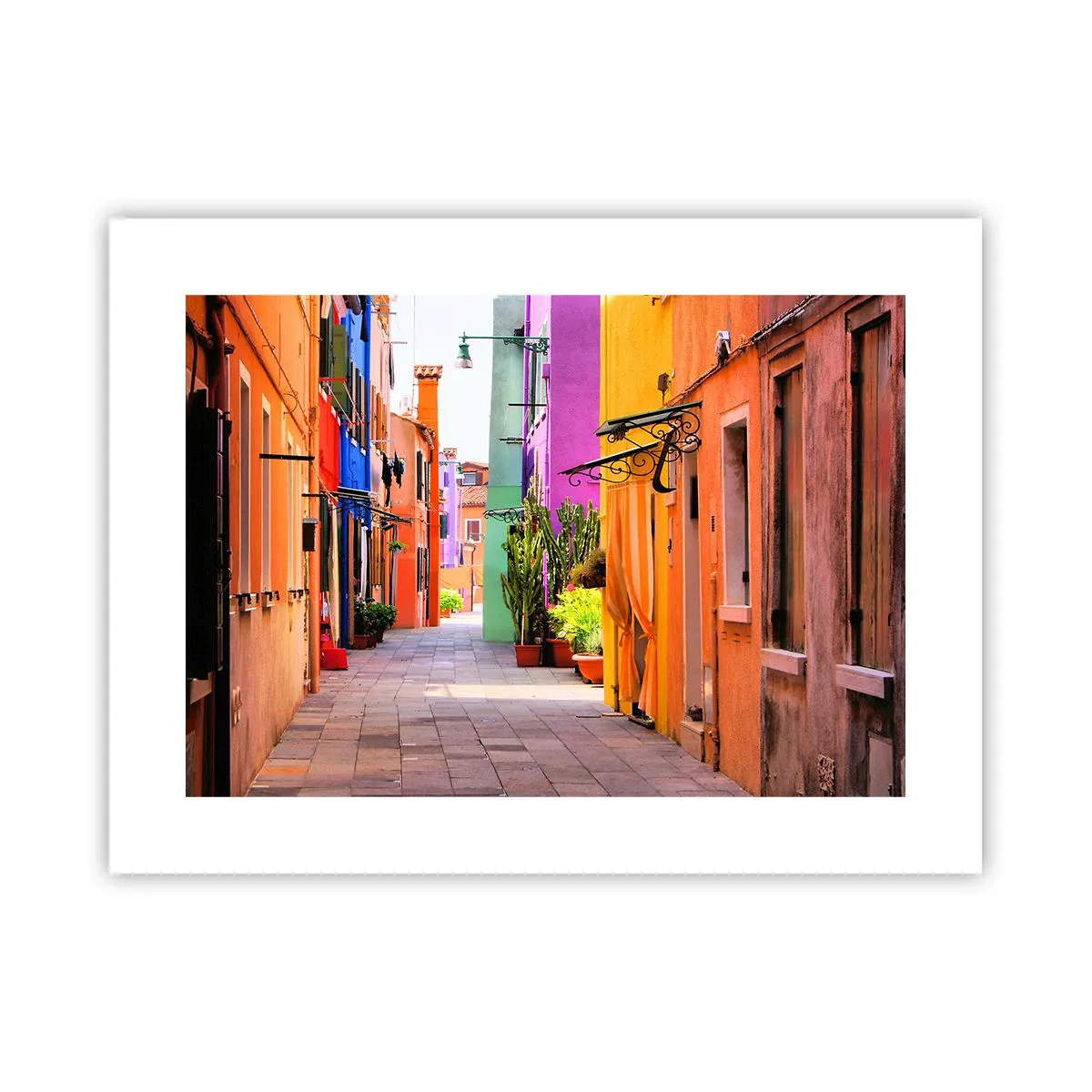 Poster - Regenboogsteeg - 40x30 cm