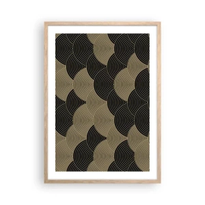 Een poster in een licht eiken lijst - Eenheid in veelheid - 50x70 cm