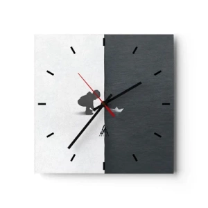Wandklok - Klok - Geweldige expeditie - 40x40 cm