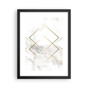Poster in een zwarte lijst - Een uitzicht tot in het oneindige - 30x40 cm