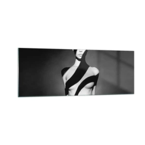 Schilderen op glas - In glans en schaduw - 140x50 cm