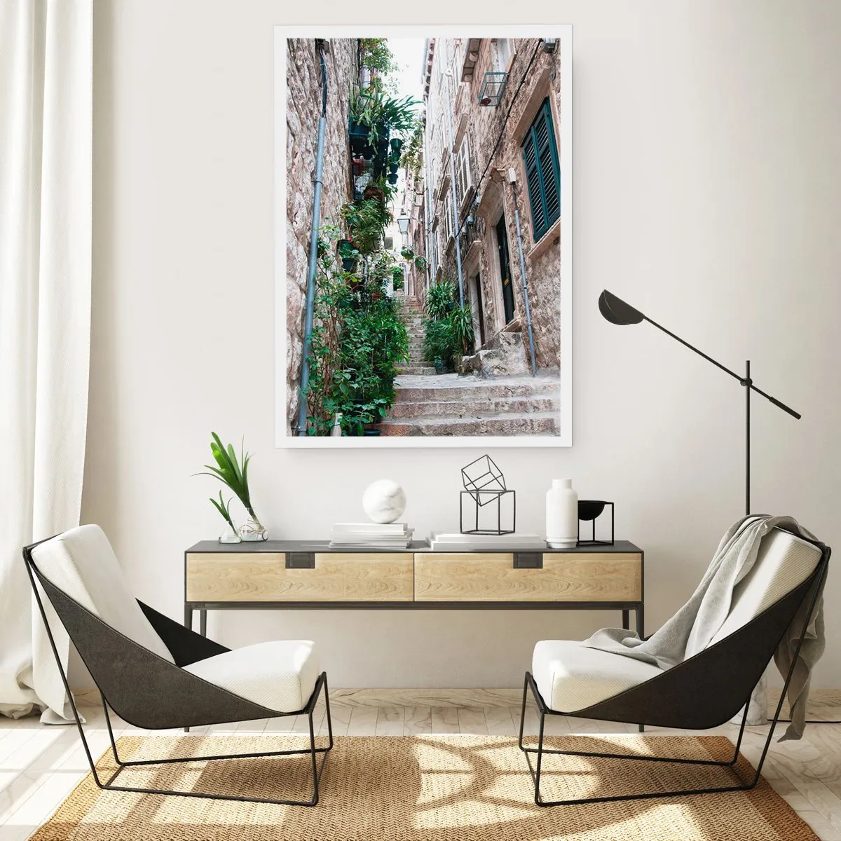 Poster - Charme van de oude stad - 70x100 cm