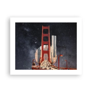 Poster - Altijd in het centrum - 50x40 cm