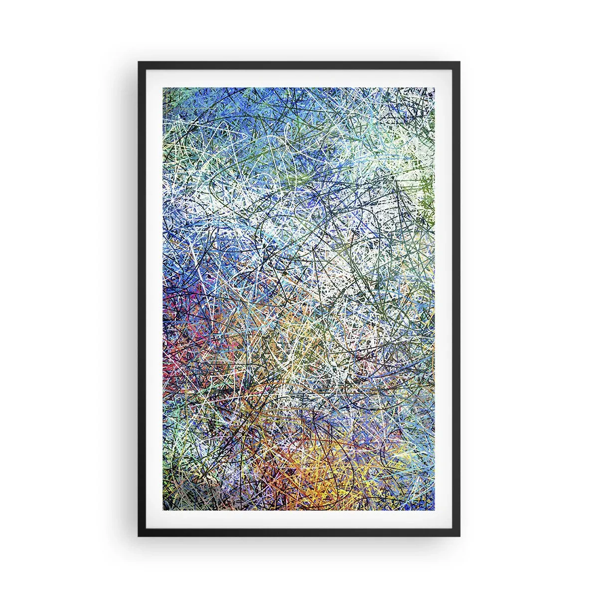 Poster in een zwarte lijst - Het is niet zo eenvoudig - 61x91 cm