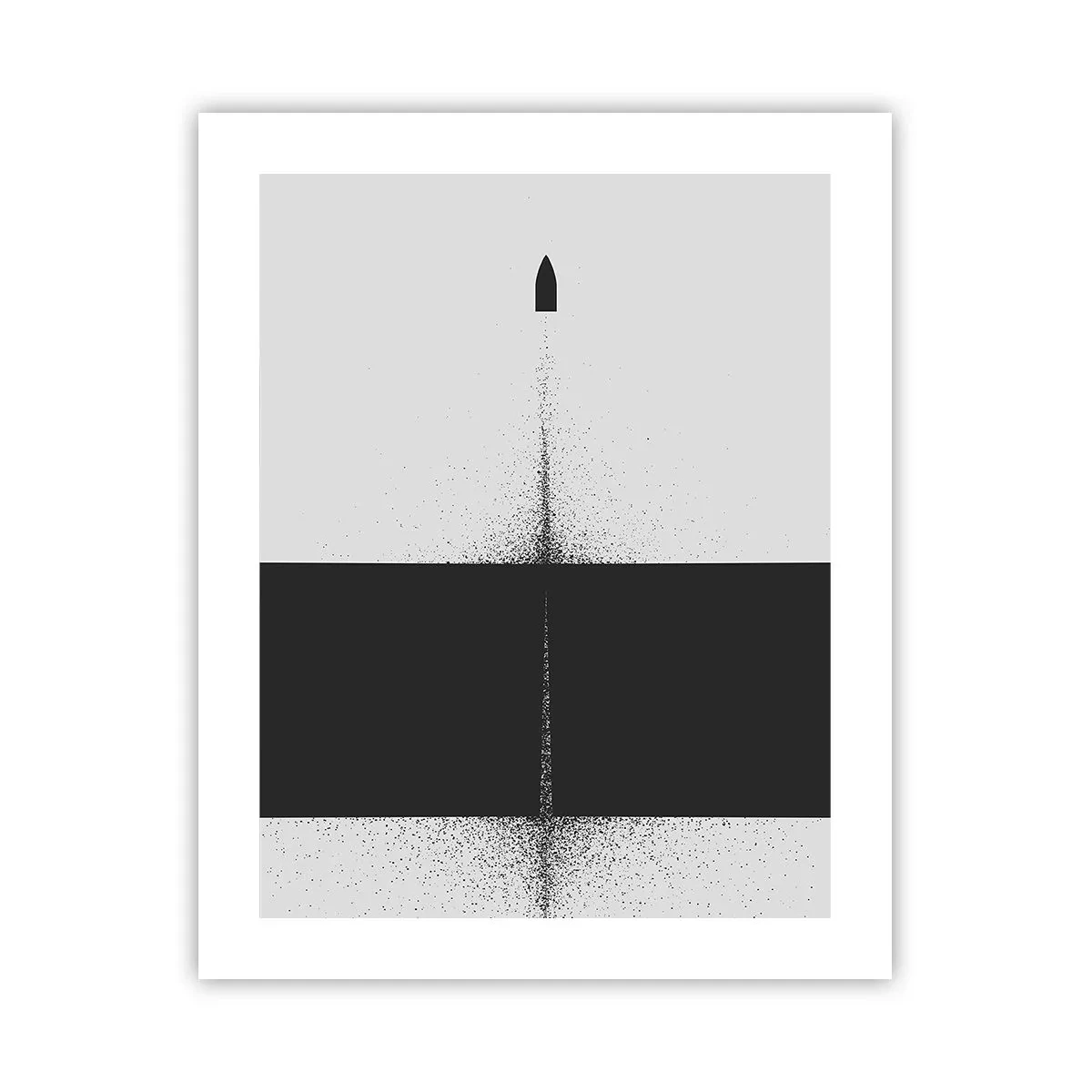Poster - Rechtstreeks naar het doel - 40x50 cm