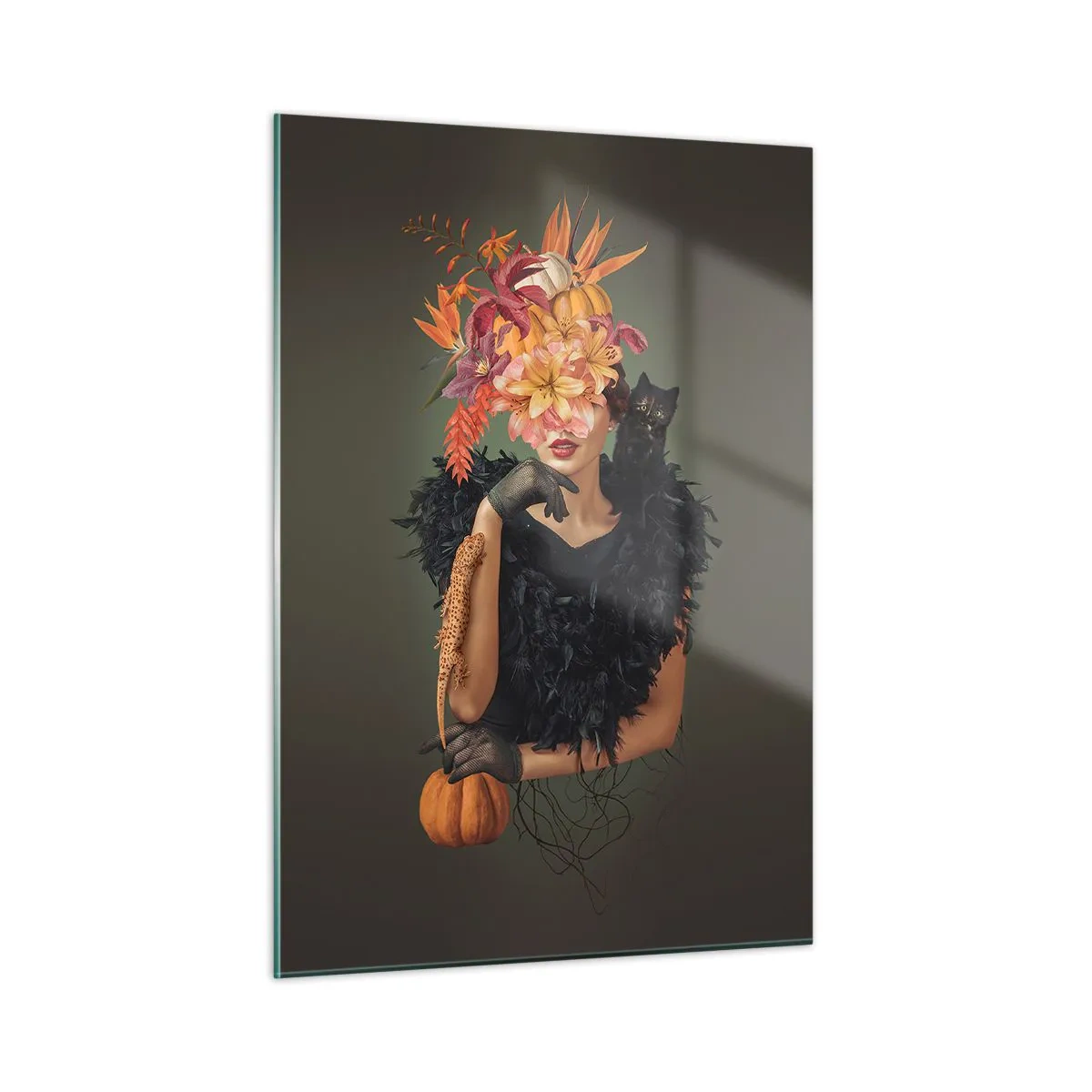 Schilderen op glas - De spreuk van een heks - 50x70 cm