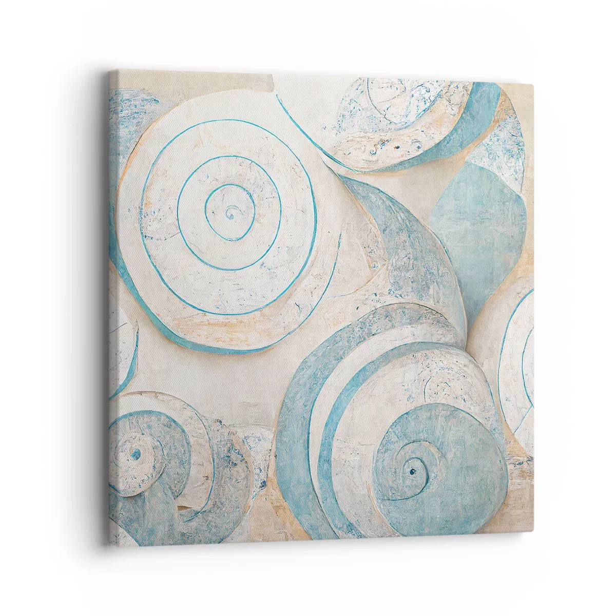 Schilderen op canvas - Wat zit er in de schelp? - 30x30 cm