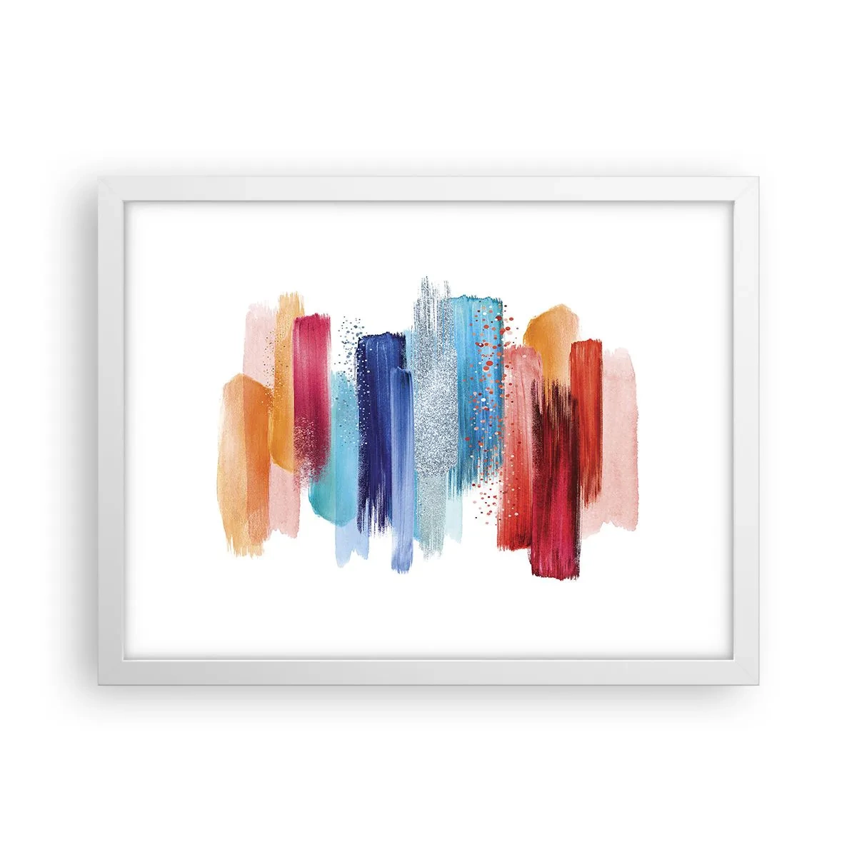 Poster in een witte lijst - Omhoog en omlaag - 40x30 cm