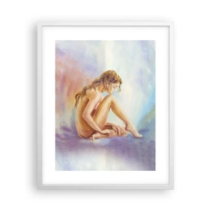 Poster in een witte lijst - De daad van de jeugd - 40x50 cm