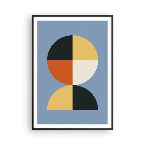 Poster in een zwarte lijst - Kijk en tel - 70x100 cm