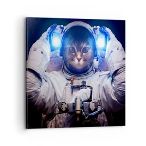Schilderen op canvas - Houston, je hebt een probleem - 70x70 cm