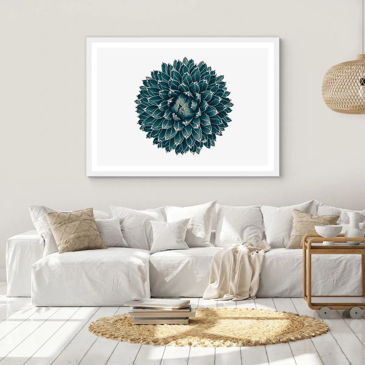 Poster in een witte lijst - De ster van de woestijn - 91x61 cm