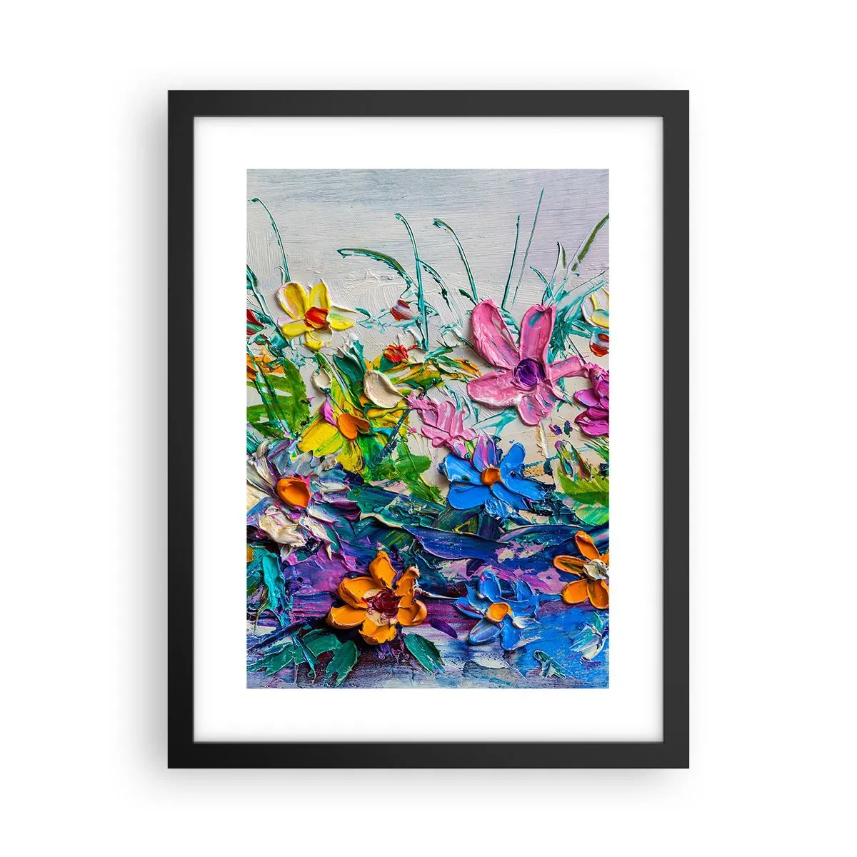 Poster in een zwarte lijst - Helemaal geen stilleven - 30x40 cm