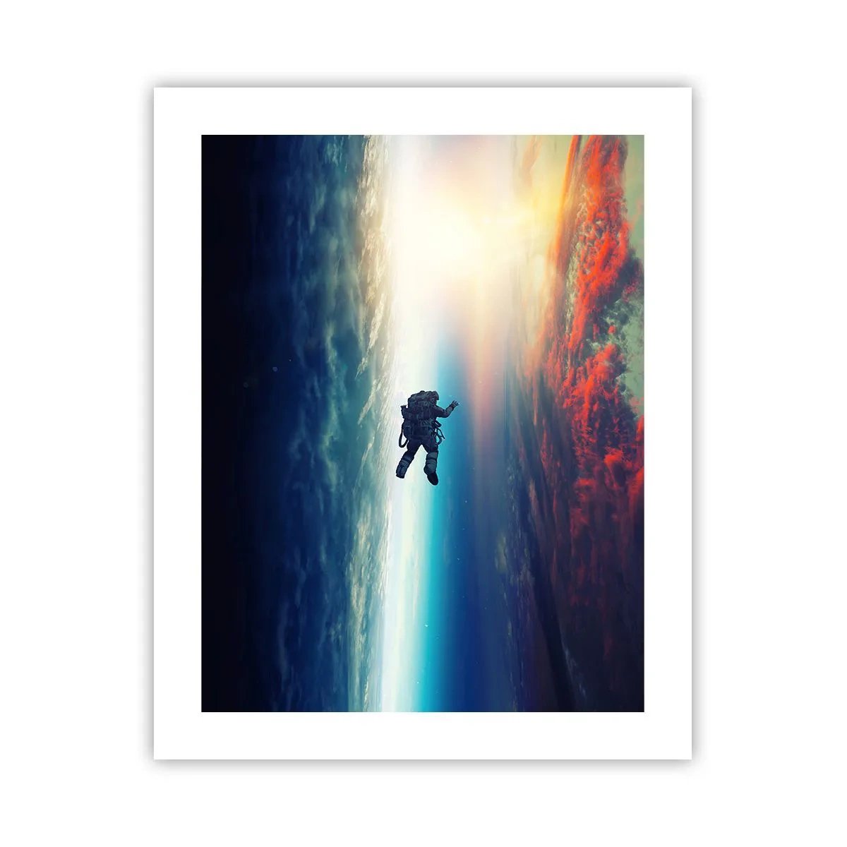 Poster - Ga het universum tegemoet - 40x50 cm