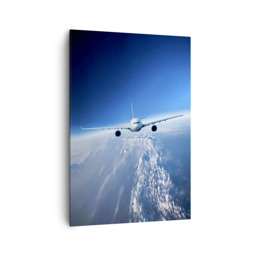 Schilderen op canvas - Ik vlieg omdat ik dat wil - 70x100 cm